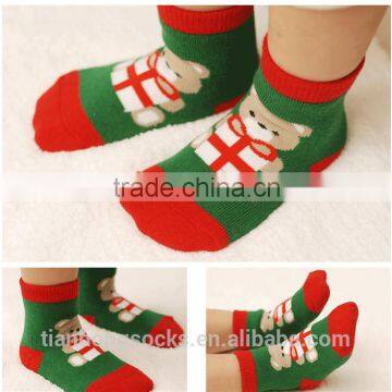 Cute Christmas Terry Cotton Socks Cashmere Socks for Kids China Sock Factory photo-4