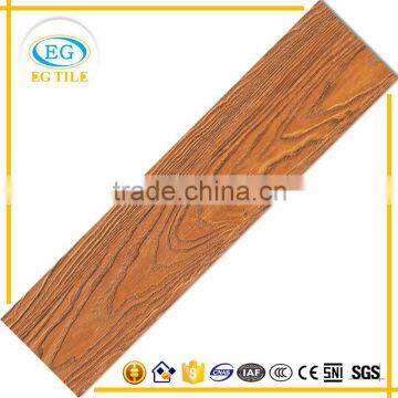 1000x200mm Good quality dark brown wood grain ceramic floor tiles