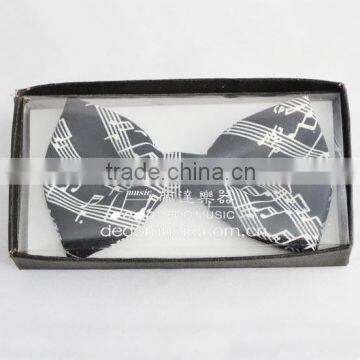 High Quality Colorful Polyester Silk Bow Tie Adjustable Wedding Party Neckwear Printing Bowties photo-5