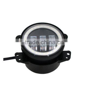 HTAUTO 30W 5000LM 10-30V Auto Fog Light Angel Eyes Lighting Led Head Light With Drl