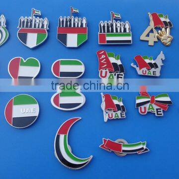 UAE 44th national day souvenir falcon pin badge/lapel pin with magnet