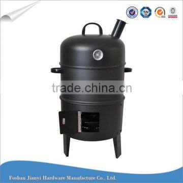 High quality fish smoker bbq grill with temperature gauge