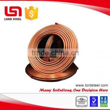 ASTM ASME SB111 copper capillary tube coil C1100C 1220 C1020