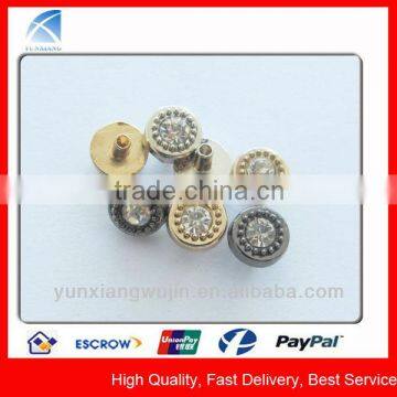 YX1582 High Quality Clothing Metal Rhinestone Rivets