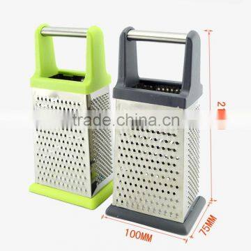 Box Grater - 4-sided Stainless Steel Cheese Grater for Parmesan, Vegetable photo-2