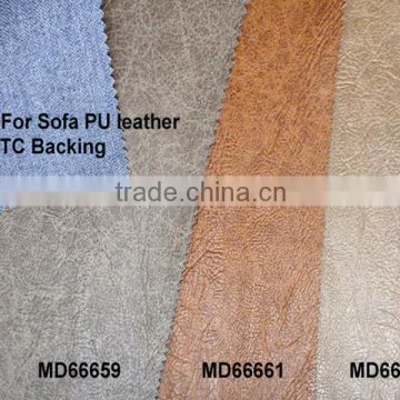 Furniture PU leather Synthetic PU leather for Sofa PU leather factory