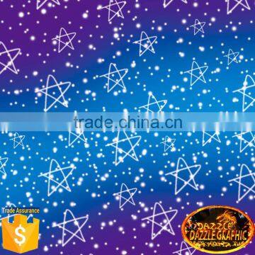 Fantastic Dazzle Graphic High Quality Hydrographic Film No.DGDAS378 Cartoon Starry Sky Pattern Water Ink Transfer Printing Film