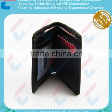PU Leather RFID Blocking Wallet