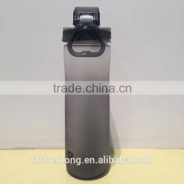 YB-2001,2002 Flip Top Lid Frosted Plastic Drinking Water Bottle