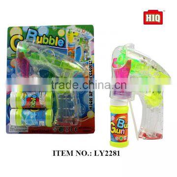 High quality BO bubble toys, soap bubble gun for kids with music and light