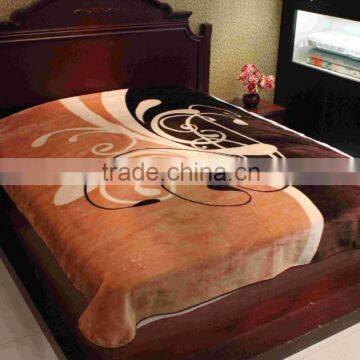 High quality flower printed china yiwu bedsheet blanket