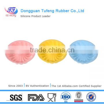 2015 tufeng wholesale non-toxic round shaped donut cake mold maker