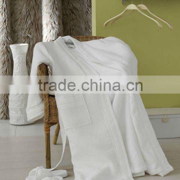 Basic Kimono waffle bathrobe/spa bathrobe