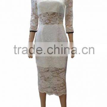 2015 Newest design sexy lace dress wrap skirt