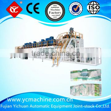 Automatic Baby Diaper Machinery Production Line