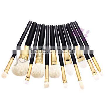 black color 12pcs makeup brush goat hair for beauty use                        
                                                                                Supplier's Choice