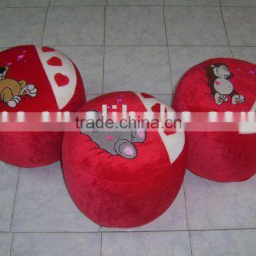 JM7153 plush inflatable stool