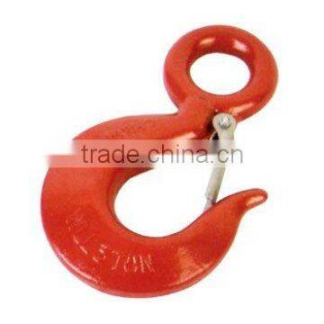 eye hook with safety latch