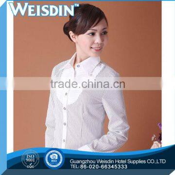 In-Stock Items solid color Eco-Friendly formal women silk shirts