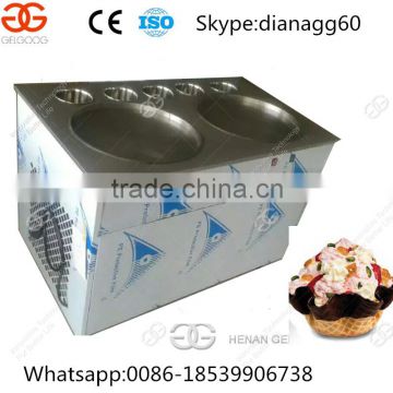 Flat Pan Fried Ice Cream Machine/Frying Ice Pan Machine