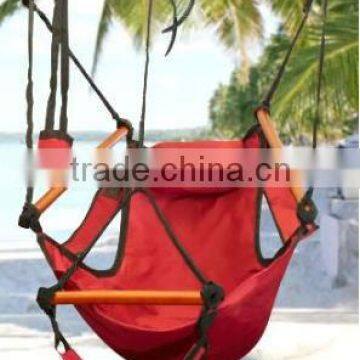 Deluxe Red Sky Air Chair Swing Hanging Hammock Chair with Pillow & Drink Holder