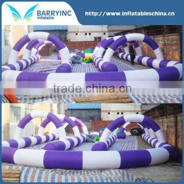 Outdoor toys inflatable race track inflatable zorb ball track for sale