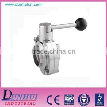 YDS manual Sanitary Butterfly Valve for food grade