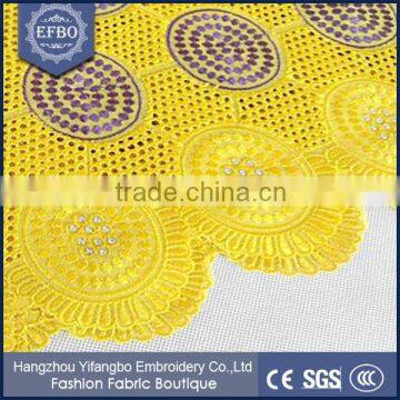 2016 Hot Selling African Handcut Big Swiss Voile Lace / 100 Cotton Swiss Voile Lace For Nigeria Party Dress photo-5