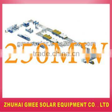 250MW full automatic line for manufacuring solar panel