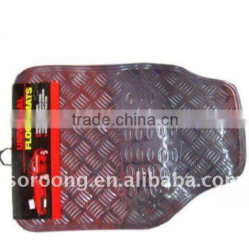 pvc slip/aluminum floor car mat