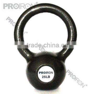 HOT! Round handle cast iron kettlebell 25lb