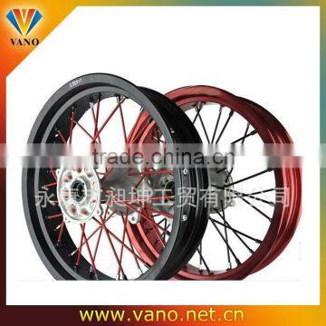 3.5x17 front tire 3.0x17 3.5x17 rear with cush hub alloy rims from china