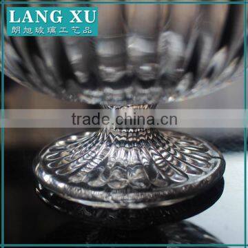 Crystal Footed Clear Cup Glass Ice Cream Bowls photo-3