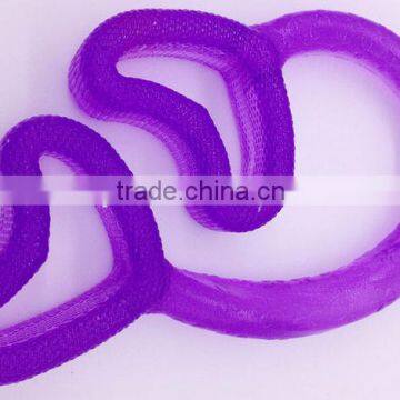 Colorful smell-less silicone resistance expander/ elastic pull rope for training