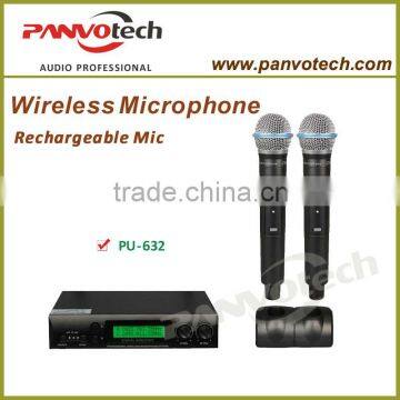 Dual Channel Rechargeable Wireless Microphone System                        
                                                Quality Choice