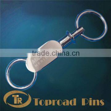 New hot sale quality manufactured key chain products with fine pebble