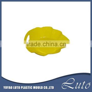 leaf design plastic Melamine fruit Plate