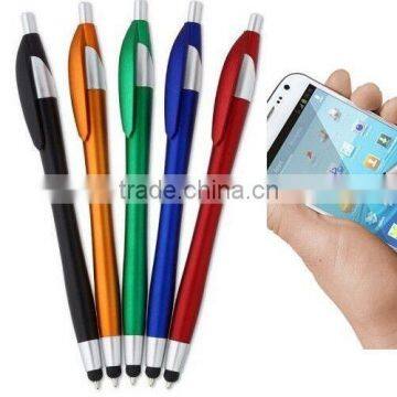 plastic logo brand stylus touch pen