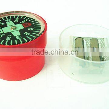 Plastic Funny Pencil Sharpener With Compass photo-3