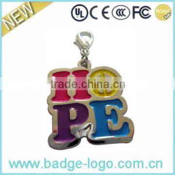 Hope Theme Accessories, Enamel Personalized Pendant