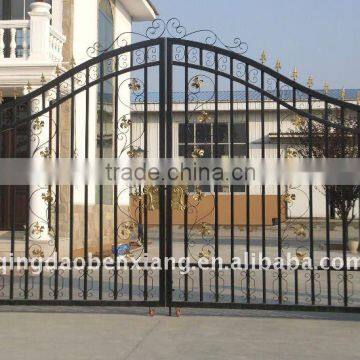 The modern Europe style wrought iron gate