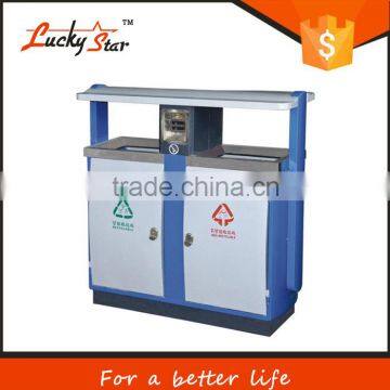 cheap outdoor eco plastic dustbin decoration