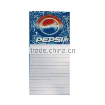 fridge magnetic notepad/memo pad/shopping list with marked pen