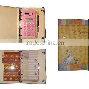 PAPER NOTEBOOK WITH CALCULATOR FOR CHILD