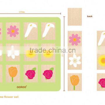 Wooden memory game,kids matching blocks set,wooden puzzle house toys py0032