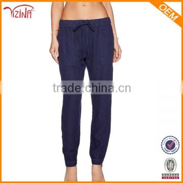 Loose Fit Hand Pocket Cargo Pants High Waist Sweat Pants Fashionable