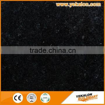 XIAMEN manufacturer Brown Polished black galaxy granite price for Kitchen and Bathroom