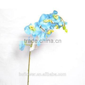 Light Blue Artificial Curving Orchid