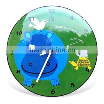 round kids children cheap plastic wall clocks