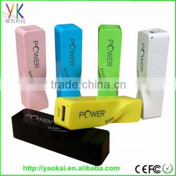 shenzhen factory Real capacity 2600mah portable mobile power bank